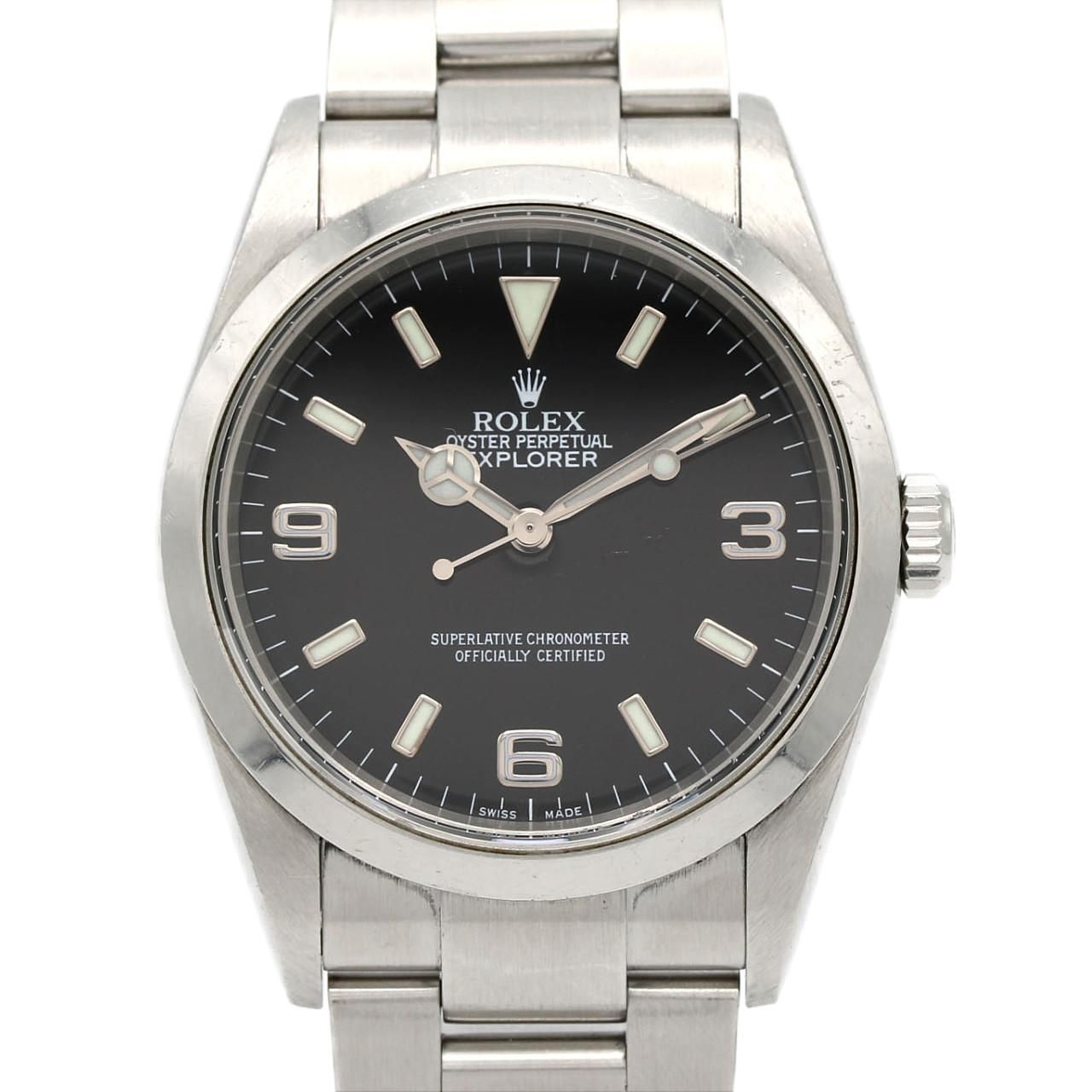 Rolex Explorer-i SS Automatic Winding Number Watch