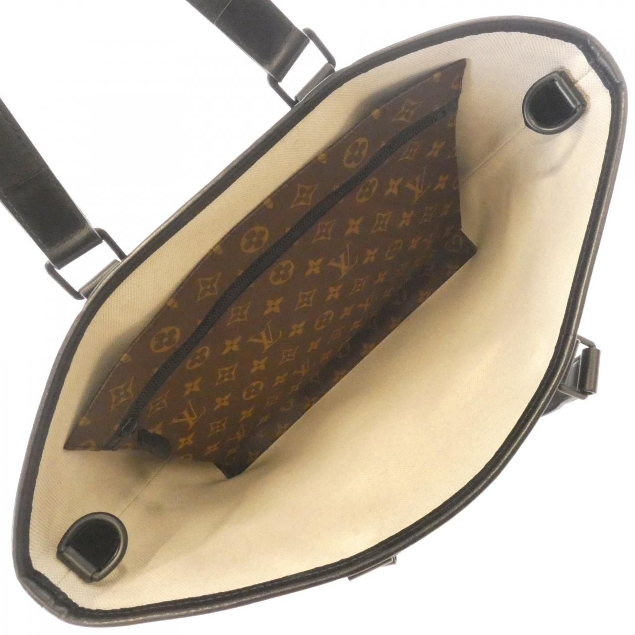 Louis Vuitton Monogram Macassar Weekend Tote PM — view 8