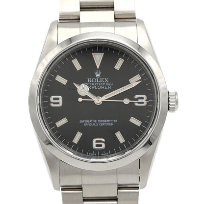 Rolex Explorer I SS Automatic Winding a Number Watch