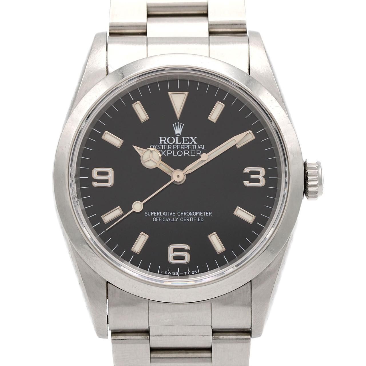Rolex Explorer I SS Automatic Winding T Number Watch