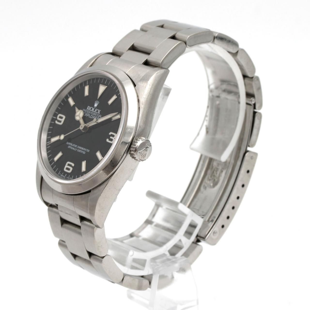 Rolex Explorer I SS Automatic Winding T Number Watch — view 2