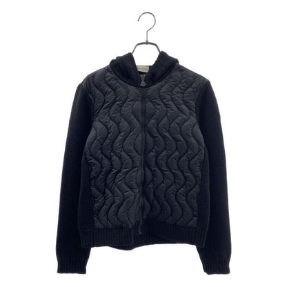 Moncler Maglia Tricot Cardigan Down Jacket 14 Black