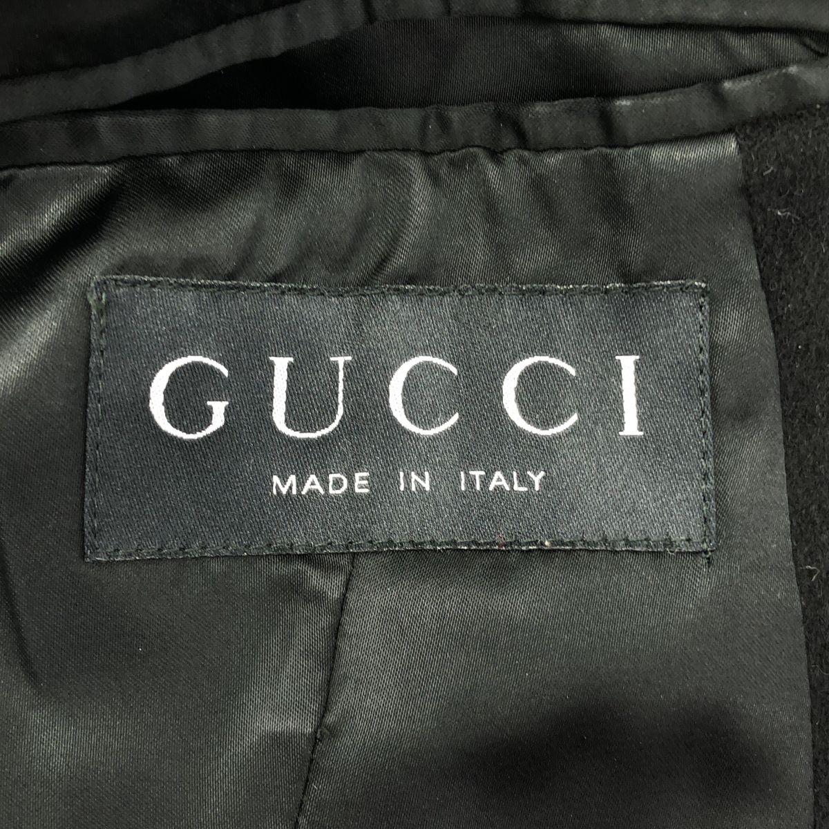Gucci Cashmere Star Coat 42 Black — view 6