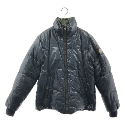 Moncler Benoit Tricolor Reversible Down Jacket 3 Black Multicolor — view 5