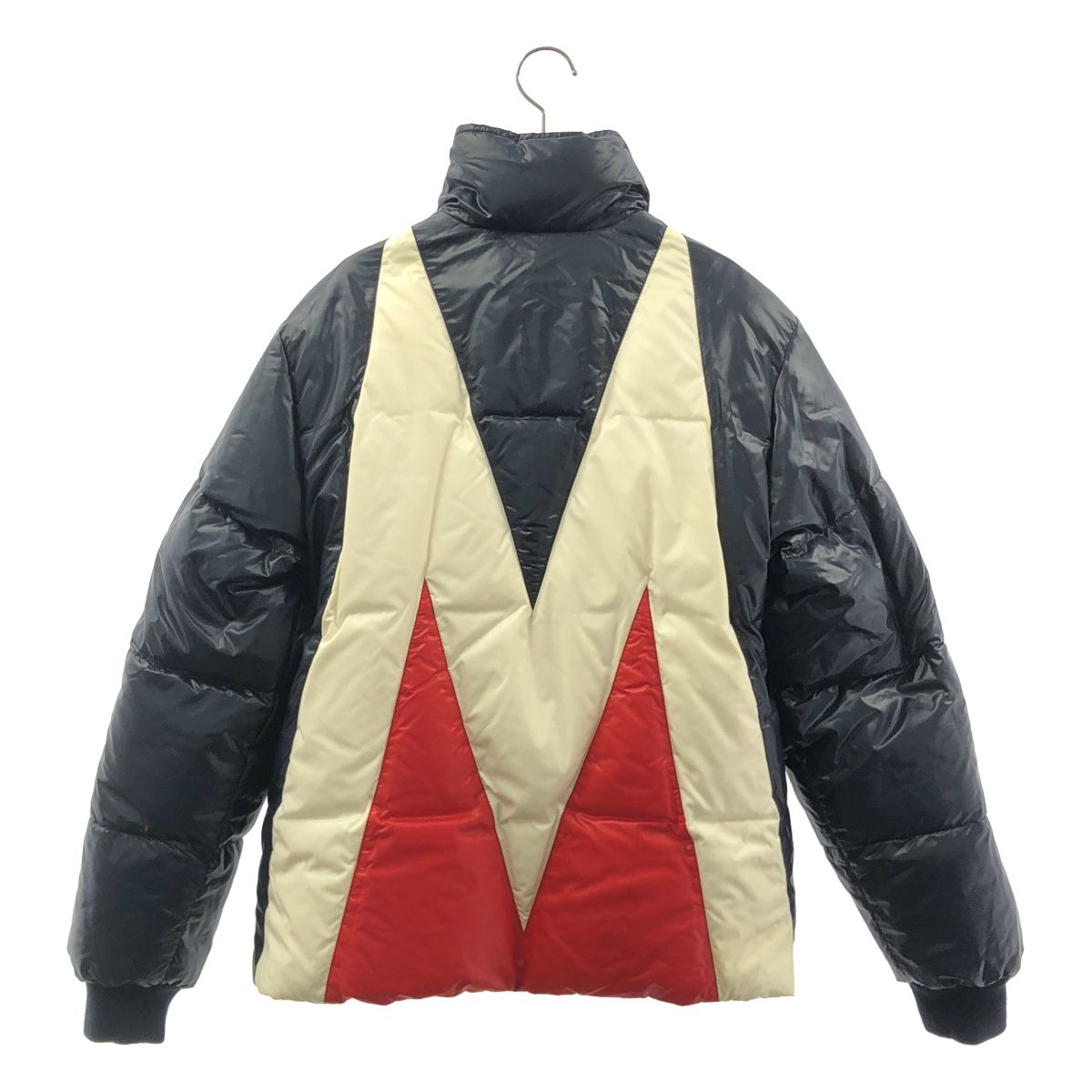 Moncler Benoit Tricolor Reversible Down Jacket 3 Black Multicolor — view 6
