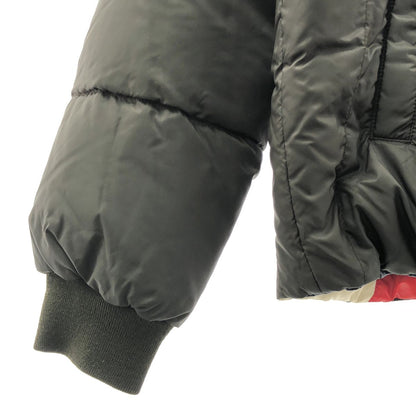 Moncler Benoit Tricolor Reversible Down Jacket 3 Black Multicolor — view 3
