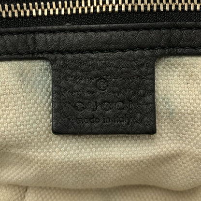 Gucci Soho Interlocking Chain Shoulder Bag Black — view 6