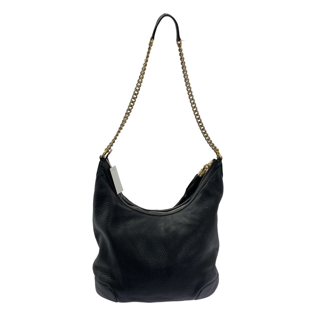 Gucci Soho Interlocking Chain Shoulder Bag Black — view 2