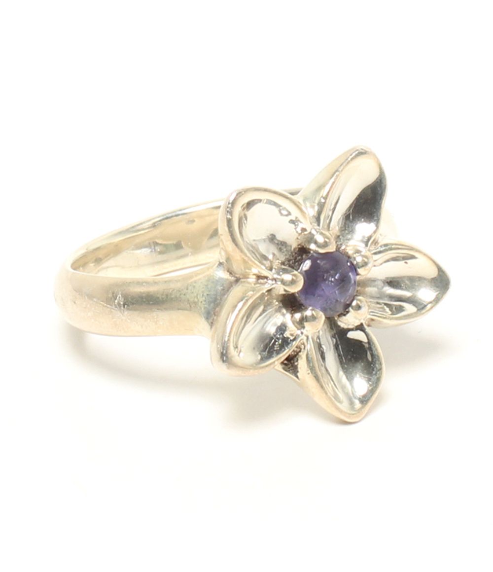 Tiffany & Co Ring Iolite Flower Motif — view 5