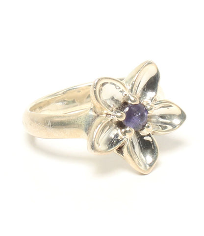 Tiffany & Co Ring Iolite Flower Motif — view 5