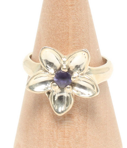 Tiffany & Co Ring Iolite Flower Motif