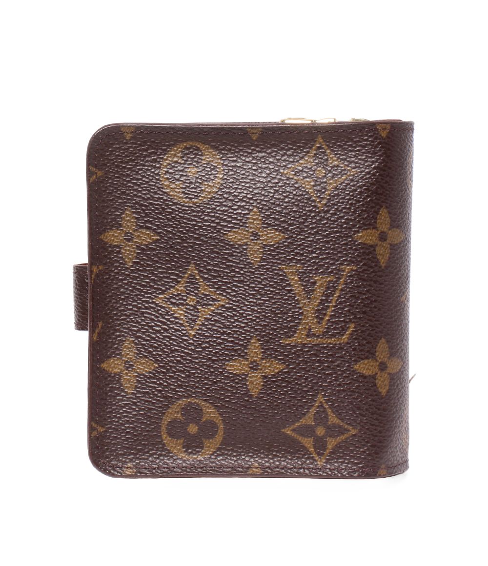 Louis Vuitton Bifold Wallet Compact Zip Monogram — view 2