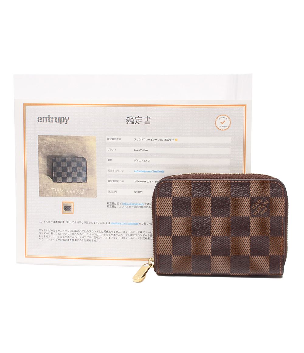 Louis Vuitton Coin Case Zippy Purse Damier — view 9