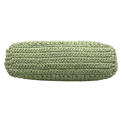 Prada Tote Small Crochet Light Green Black — view 5