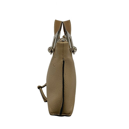 Loewe Handbag Missy Gray Beige 2-Way Leather — view 4