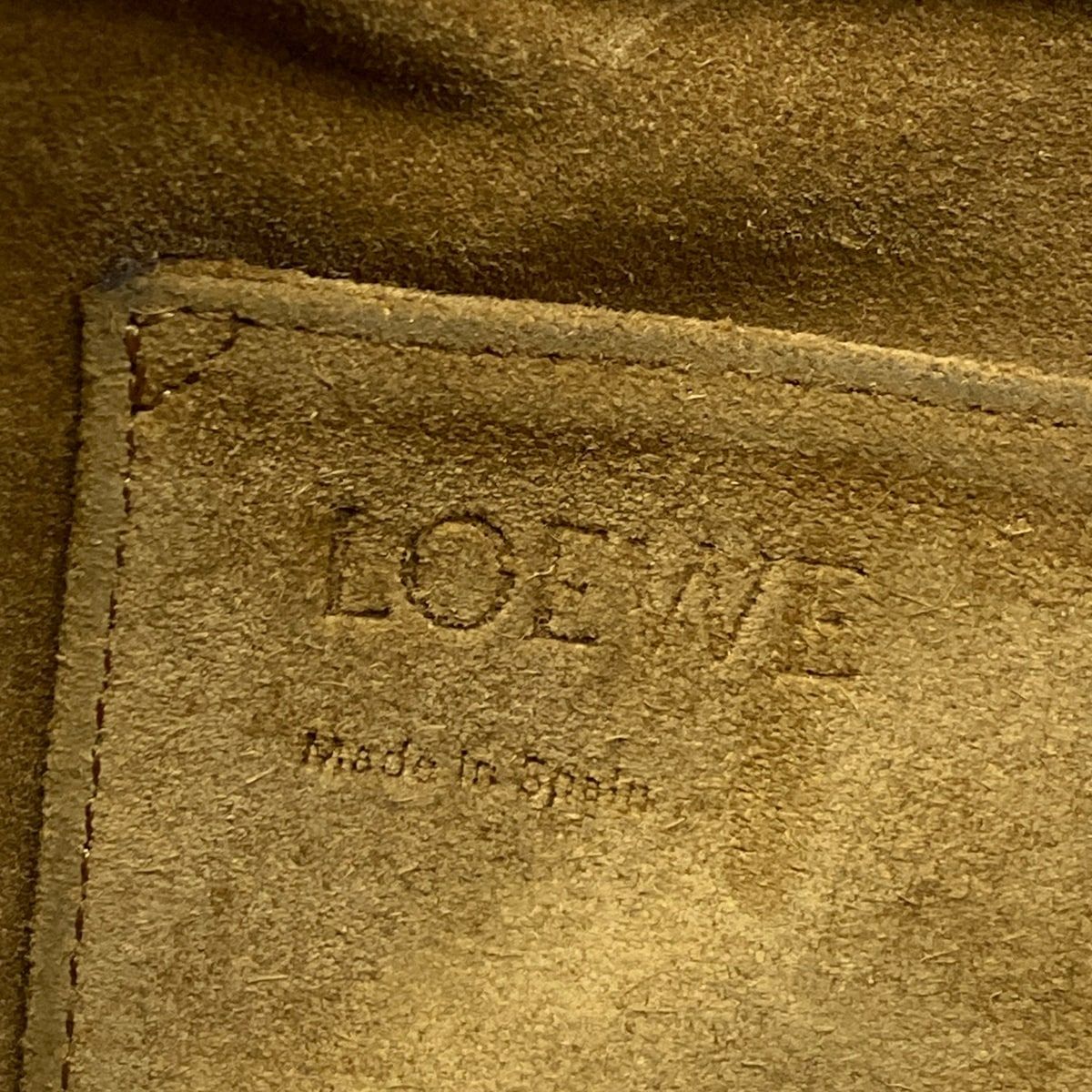 Loewe Handbag Missy Gray Beige 2-Way Leather — view 8