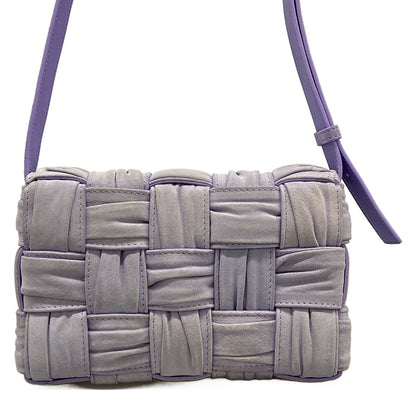 Bottega Veneta Shoulder Bag Cassette Light Purple Leather — view 3
