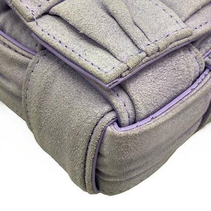 Bottega Veneta Shoulder Bag Cassette Light Purple Leather — view 6