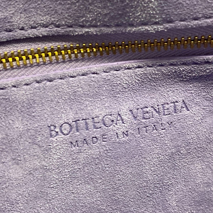 Bottega Veneta Shoulder Bag Cassette Light Purple Leather — view 9