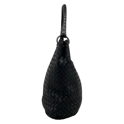 Bottega Veneta Handbag Intrecciato Black Leather — view 2
