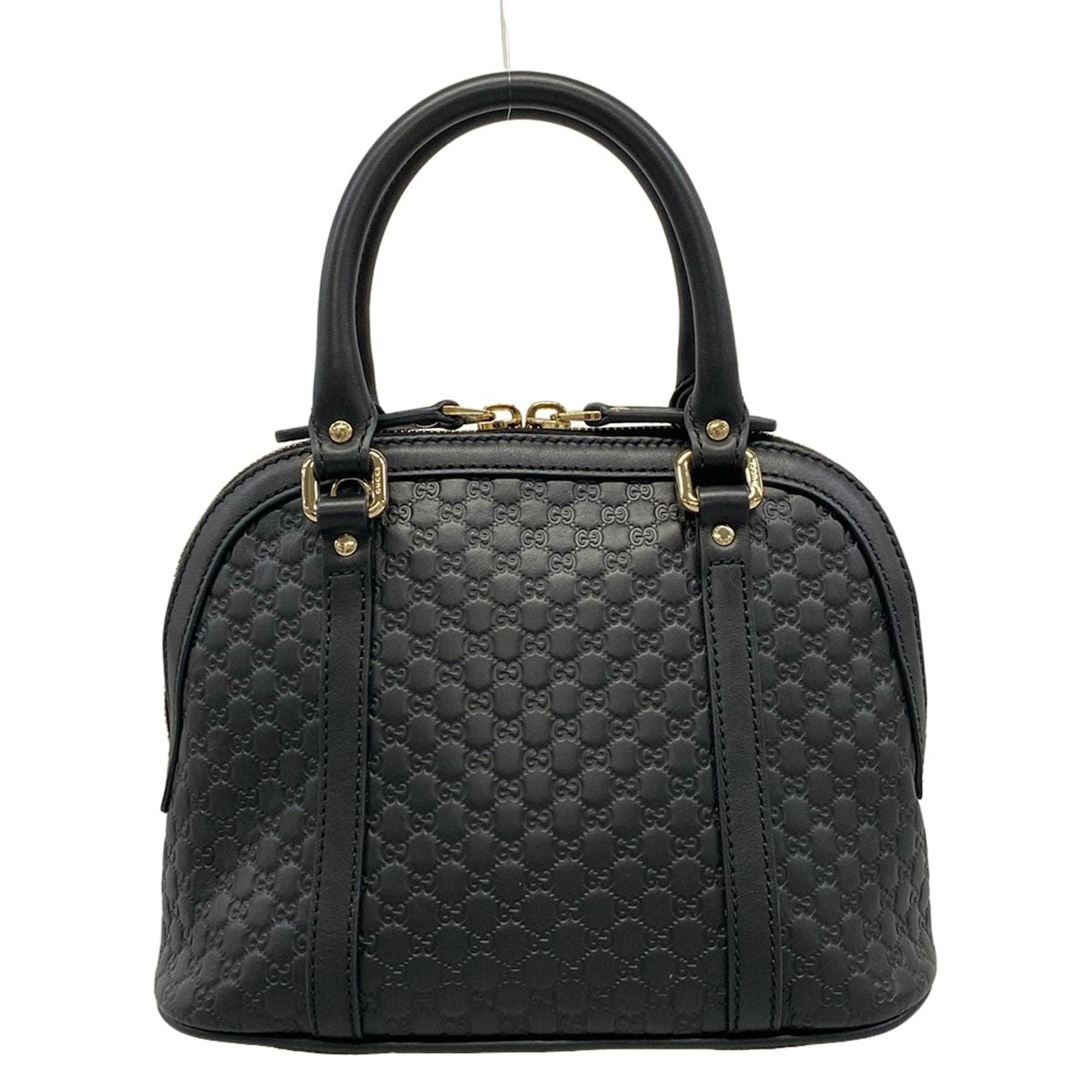 Gucci Handbag Micro Guccissima Black Leather — view 3
