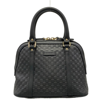 Gucci Handbag Micro Guccissima Black Leather