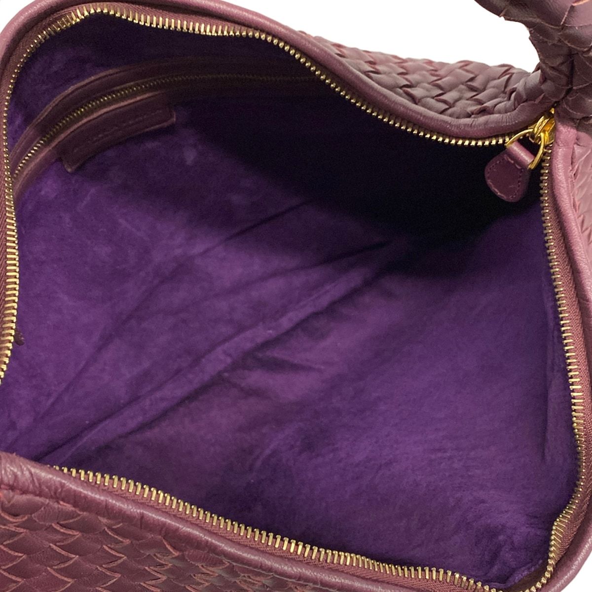 Bottega Veneta Shoulder Bag Bordeaux Leather — view 7