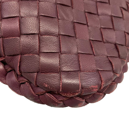 Bottega Veneta Shoulder Bag Bordeaux Leather — view 6