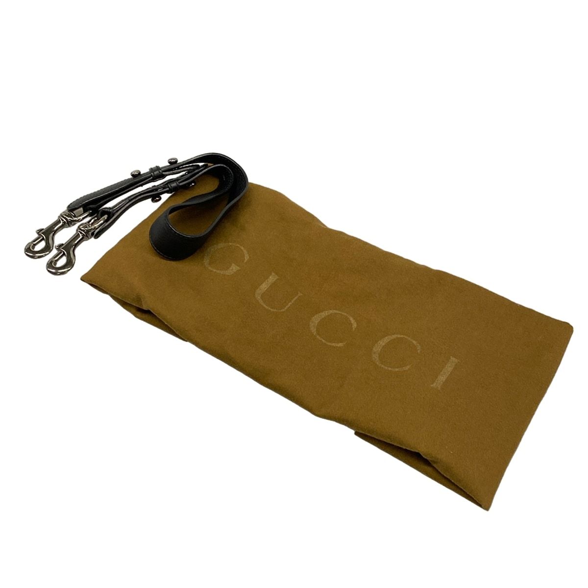 Gucci Shoulder Bag Icon Bit Black Leather — view 8