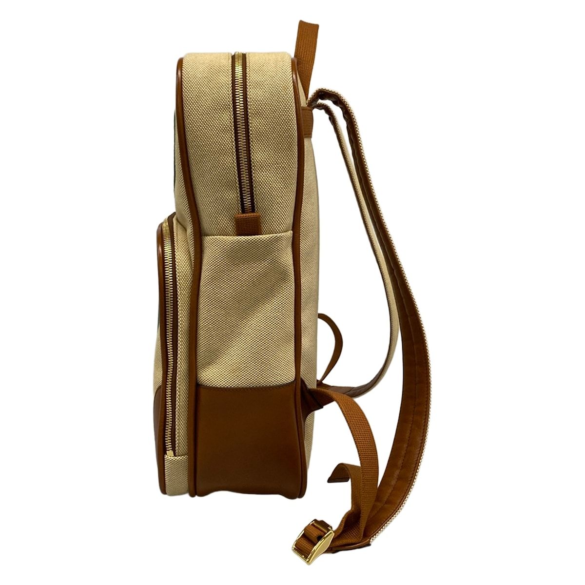Gucci Backpack Sherry Interlocking Beige Brown Multi Leather — view 4