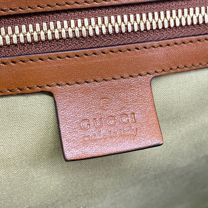Gucci Backpack Sherry Interlocking Beige Brown Multi Leather — view 9