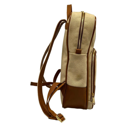 Gucci Backpack Sherry Interlocking Beige Brown Multi Leather — view 2