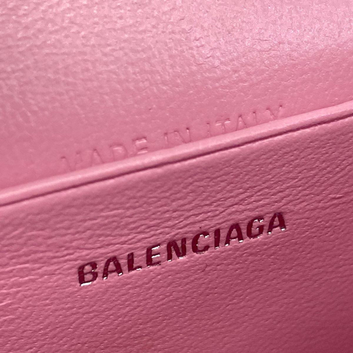 Balenciaga Handbag Hourglass Mini Light Pink Bag Leather — view 9