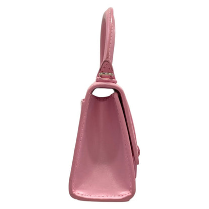 Balenciaga Handbag Hourglass Mini Light Pink Bag Leather — view 2