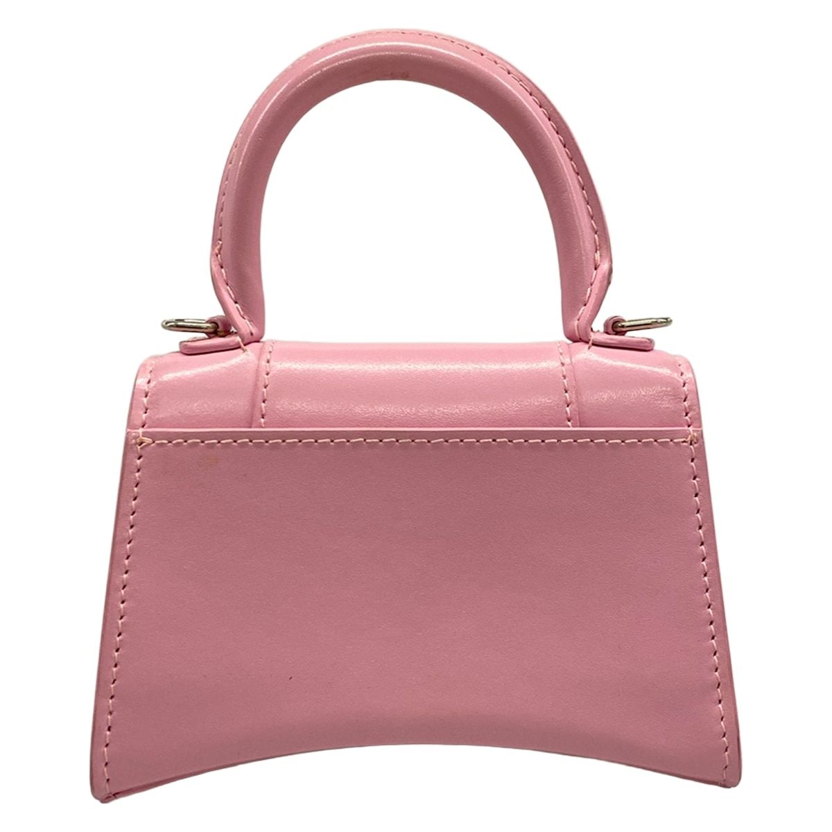 Balenciaga Handbag Hourglass Mini Light Pink Bag Leather — view 3