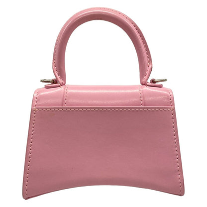 Balenciaga Handbag Hourglass Mini Light Pink Bag Leather — view 3