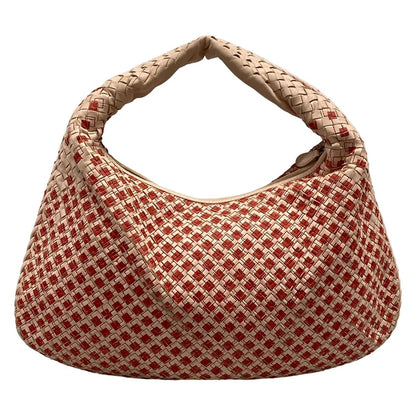 Bottega Veneta Shoulder Bag Large Pink Red Leather — view 3