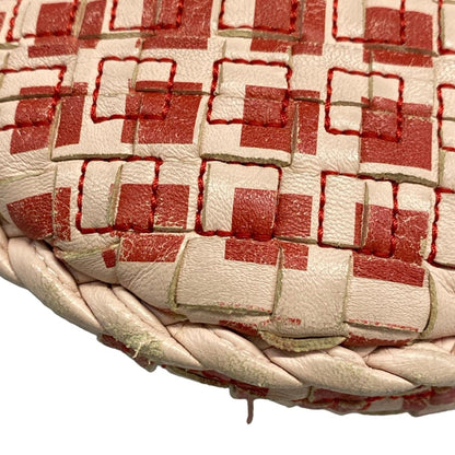 Bottega Veneta Shoulder Bag Large Pink Red Leather — view 6
