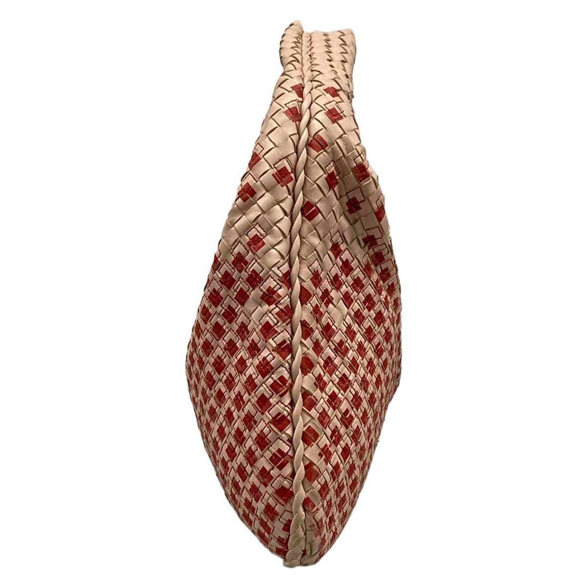 Bottega Veneta Shoulder Bag Large Pink Red Leather — view 4