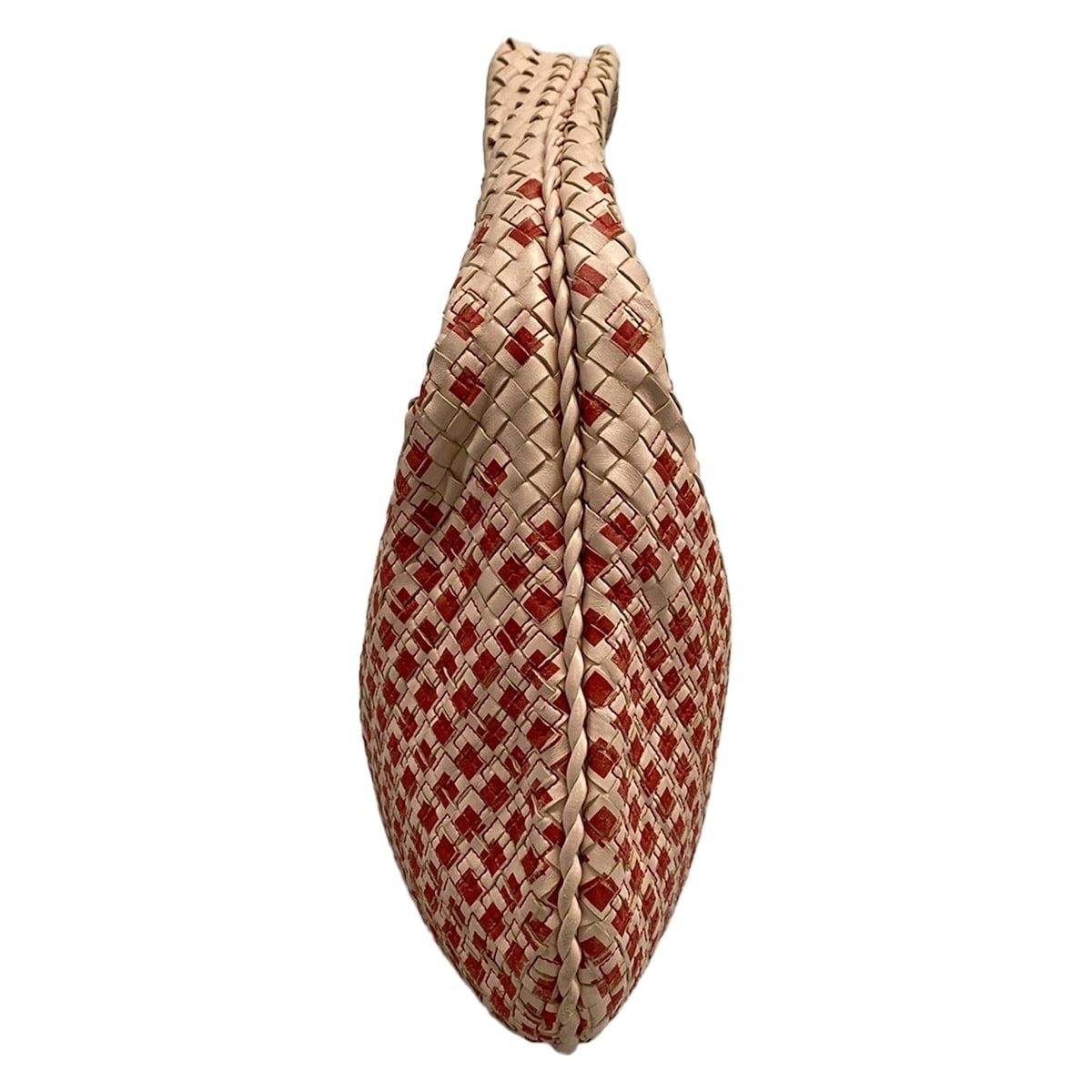 Bottega Veneta Shoulder Bag Large Pink Red Leather — view 2