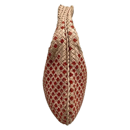Bottega Veneta Shoulder Bag Large Pink Red Leather — view 2