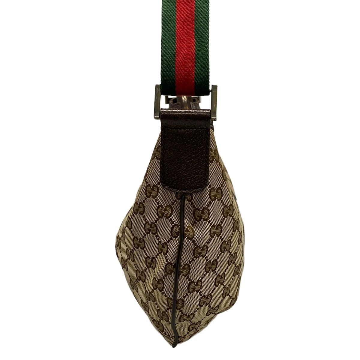 Gucci Shoulder Bag GG Pattern Sherry Dark Brown Beige Multi Leather — view 2