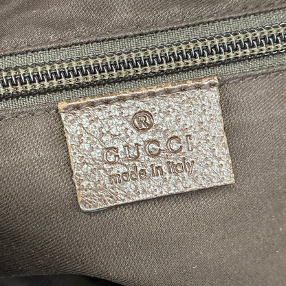 Gucci Shoulder Bag GG Pattern Sherry Dark Brown Beige Multi Leather — view 8
