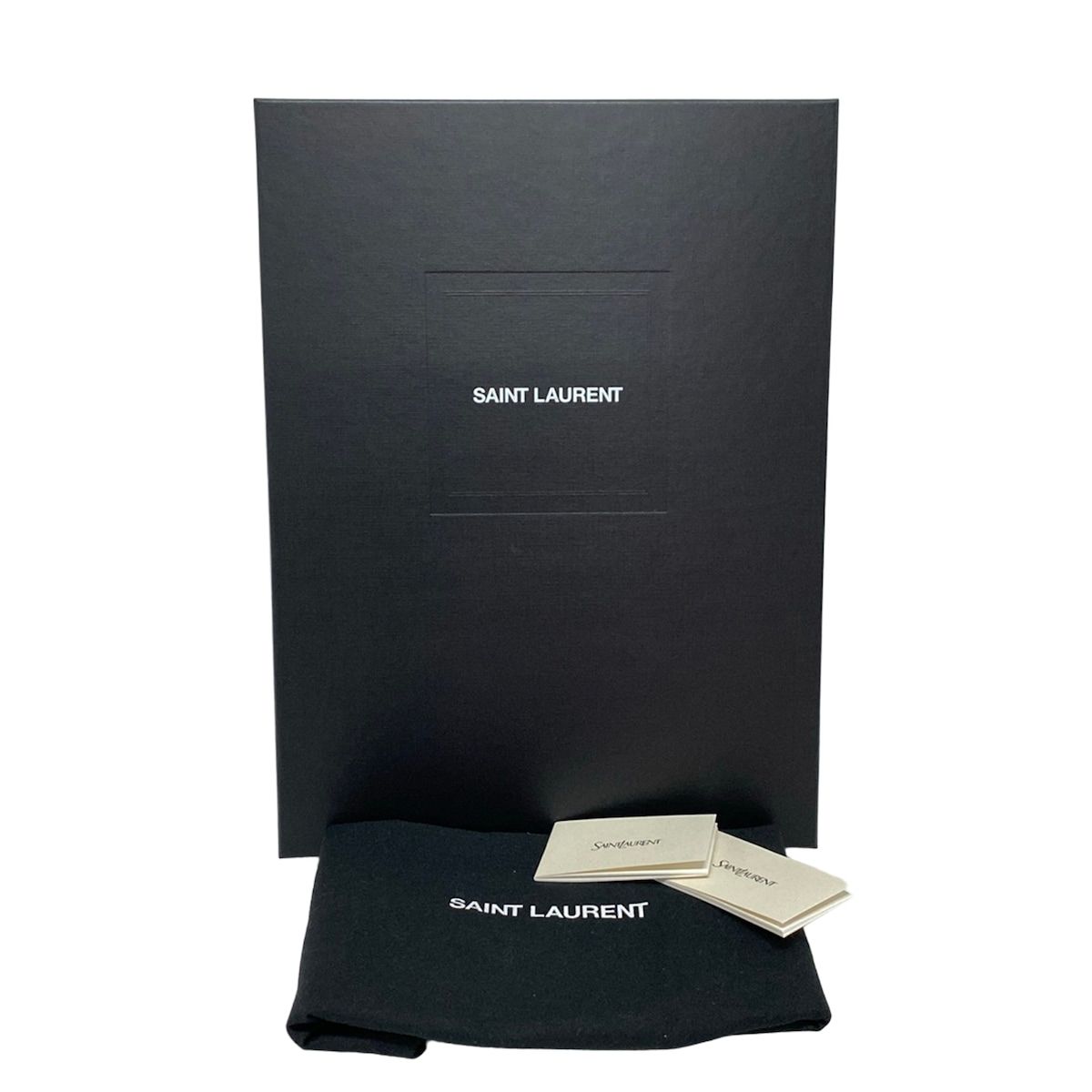 Saint Laurent Paris Clutch Black Leather — view 8