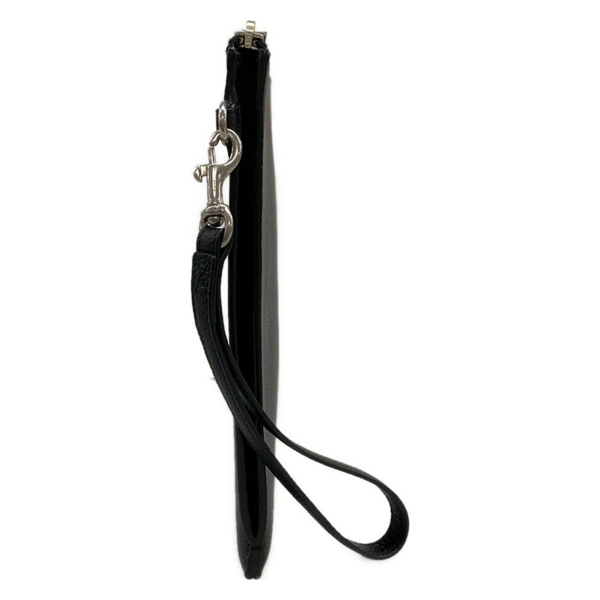 Saint Laurent Paris Clutch Black Leather — view 2