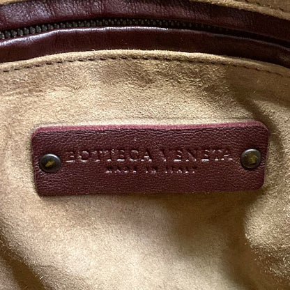 Bottega Veneta Handbag Tambura Bag Intrecciato Dark Brown Leather — view 8