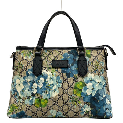 Gucci Handbag GG Blue Mus Navy Ivory Multi Leather