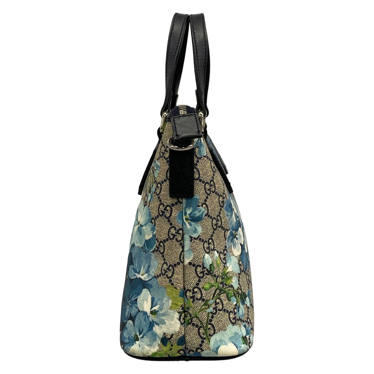 Gucci Handbag GG Blue Mus Navy Ivory Multi Leather — view 4
