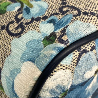 Gucci Handbag GG Blue Mus Navy Ivory Multi Leather — view 6