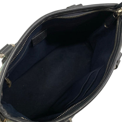 Gucci Handbag GG Blue Mus Navy Ivory Multi Leather — view 7